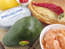 название картинки Роллы из блинов с начинкой