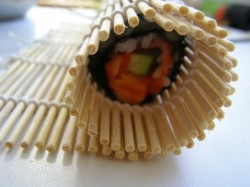 Роллы с лососем