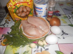 Рубленые котлеты Ко-Ко-Ко - шаг 1