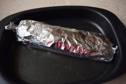 Рулет из куриного фарша в духовке