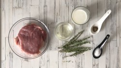 название картинки Рулетики из свинины с грибами