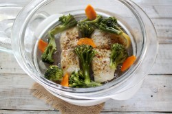 название картинки Рыба с брокколи