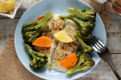 название картинки Рыба с брокколи