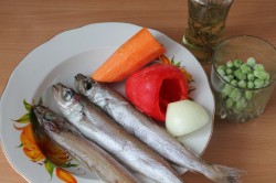 Рыба тушеная с овощами