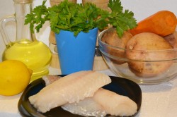 Рыба в фольге с картошкой