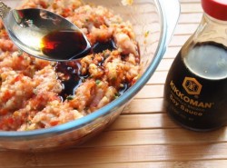 Рыбные оладьи с овощами