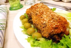 название картинки Рыбное филе трески фаршированное рисом и грибами