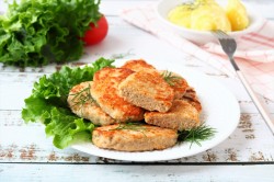 название картинки Котлеты из фарша лосося