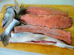 название картинки Рыбный суп уха из кеты