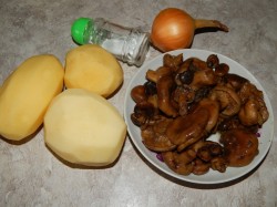 Рыжики жареные с картошкой