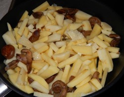 Рыжики жареные с картошкой