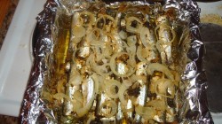 название картинки Салака запеченная в духовке