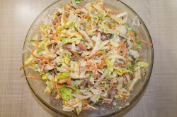 название картинки Салат Анастасия с корейской морковкой