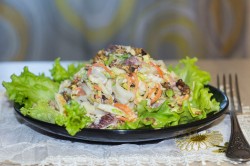 название картинки Салат Анастасия с корейской морковкой