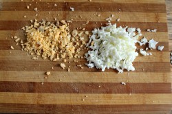 Салат Белая береза с курицей и черносливом