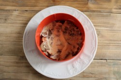 Салат Белая береза с курицей и черносливом