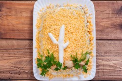 название картинки Салат Берёзка с черносливом