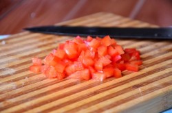 Салат болгарский перец ветчина