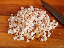 Салат Боярский с курицей и грибами