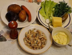 Салат Букет невесты