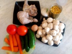 название картинки Салат Царский с курицей