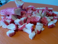 Салат Дипломат с крабовыми палочками на Новый год