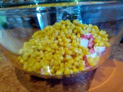 Салат Дипломат с крабовыми палочками на Новый год