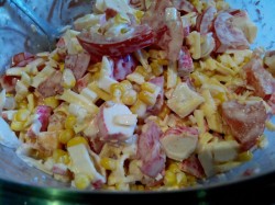 Салат Дипломат с крабовыми палочками на Новый год