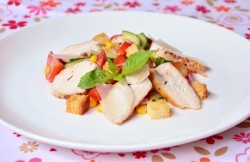 Салат Эдельвейс курица болгарский перец помидоры