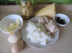 название картинки Салат Ёжик с корейской морковкой