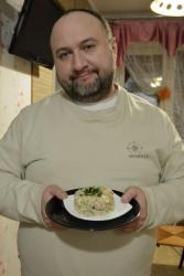 название картинки Салат Елена из печени с сушеными грибами