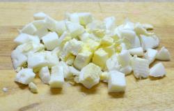 название картинки Салат Елена из печени с сушеными грибами