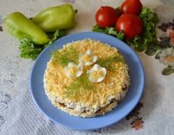 название картинки Салат Фантазия с курицей