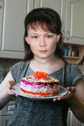 Салат Генеральский с курицей