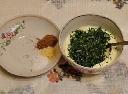 название картинки Салат с гранатами и орехами грецкими