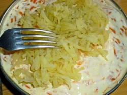 Салат Грибная поляна с шампиньонами