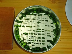 Салат Грибная поляна с шампиньонами