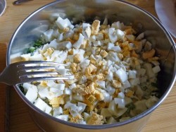 Салат Грибная поляна с шампиньонами