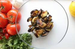 название картинки Салат из баклажанов и болгарского перца