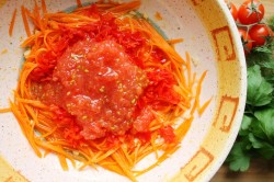 название картинки Салат из баклажан моркови и перца