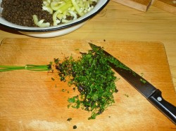 название картинки Салат из чечевицы вкусный и простой