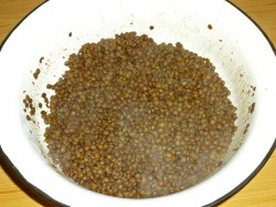 название картинки Салат из чечевицы вкусный и простой