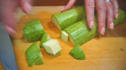 Салат из кабачков с томатами и перцем на зиму