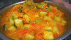 Салат из кабачков с томатами и перцем на зиму