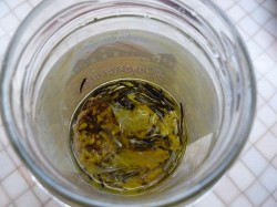 Салат из куриной грудки со сливами и кускусом