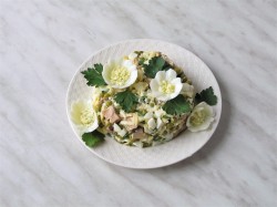 название картинки Салат из печени трески с яйцом