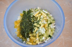 Салат из пекинской капусты с апельсинами