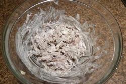 Салат из редьки с мясом