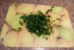 Салат из редьки с мясом