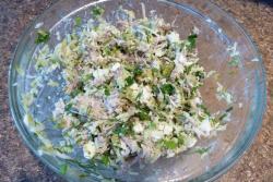 Салат из редьки с мясом